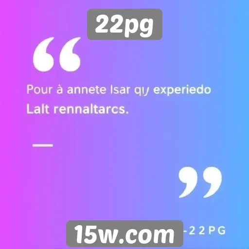 Feedback de usuários sobre a experiência em 22pg